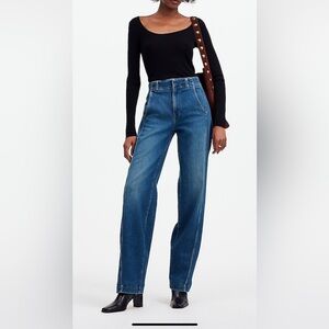 Tapered Denim Trousers in
Calvert Wash